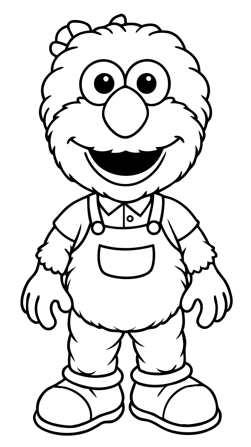 elmo coloring book pages